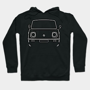 Classic first generation Bongo van white outline graphic Hoodie